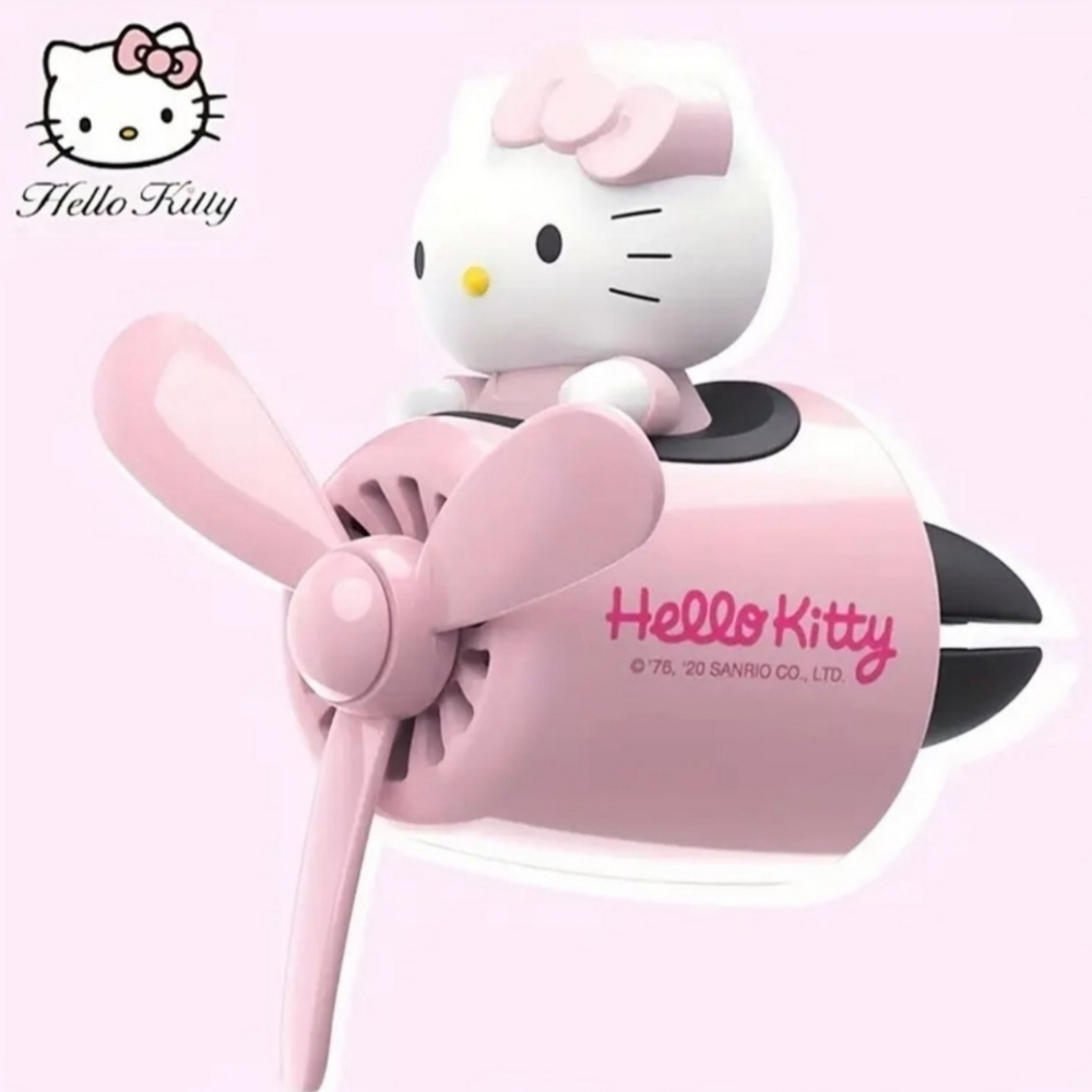 EXCLUSIVE - Hello Kitty Licensed Car Aromatherapy Refillable Vent Clip On